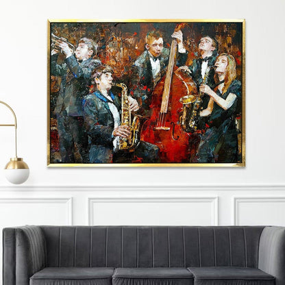 Abstract Oil Pastel Wall Art Painting For Home decor