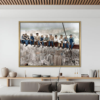Lunch Atop a Skyscraper Wall Art 