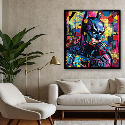 Batman Canvas Wall Painting For Bedroom