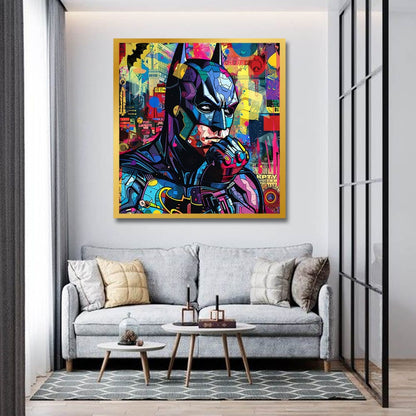 Batman Canvas Wall Painting For Bedroom