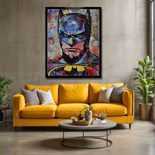 Batman Canvas Wall Painting For Home Decor