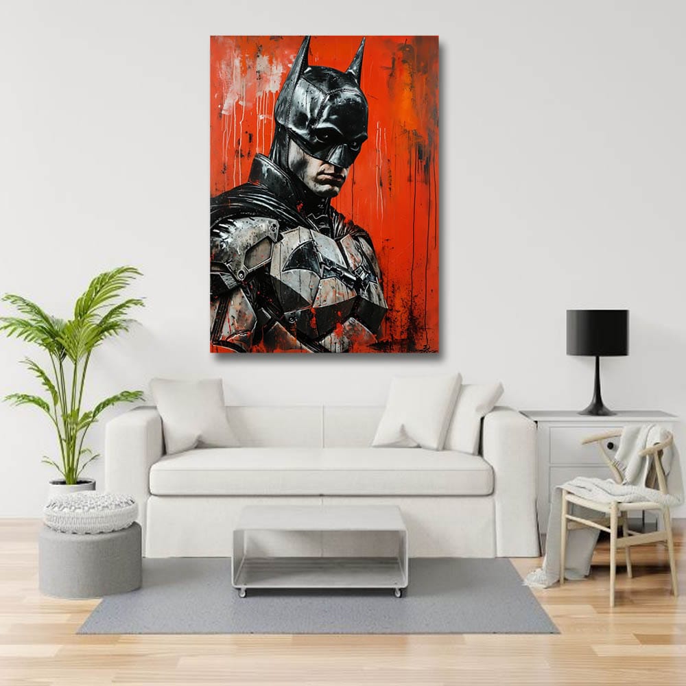 Batman Canvas Wall Painting For Home Decoration