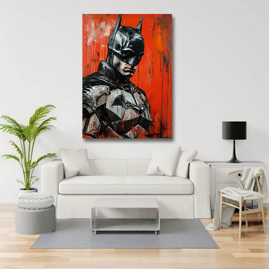 Batman Canvas Wall Painting For Home Decoration
