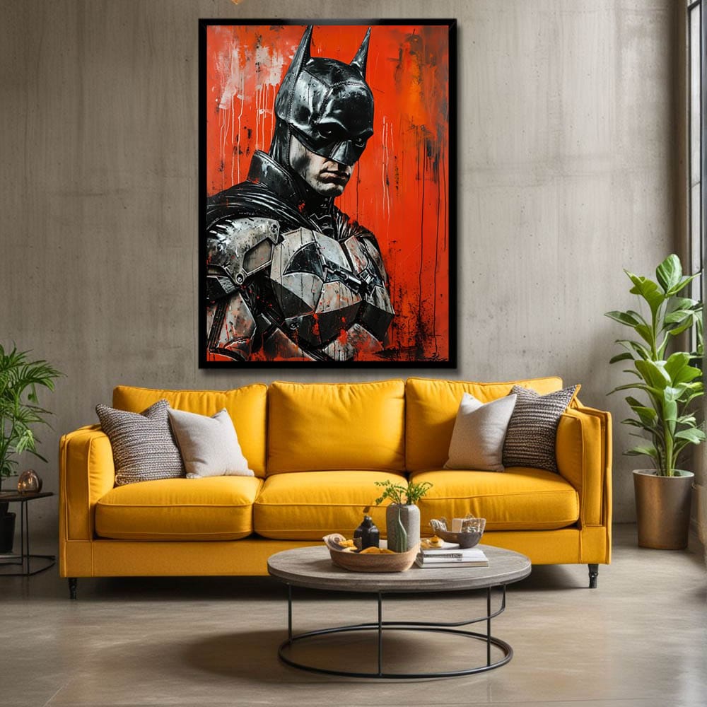 Batman Canvas Wall Painting For Home Decoration