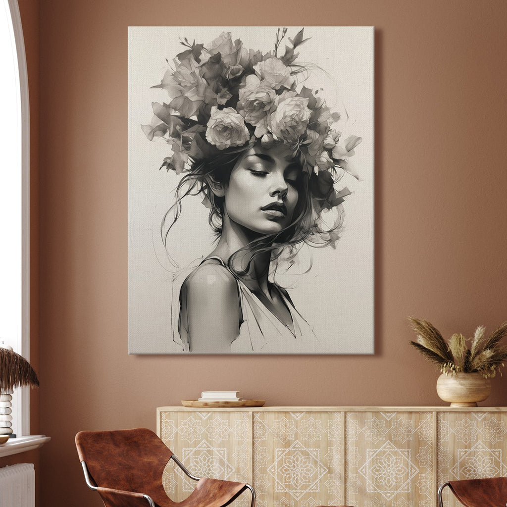 Rose of my life Canvas Wall Art Painting 
