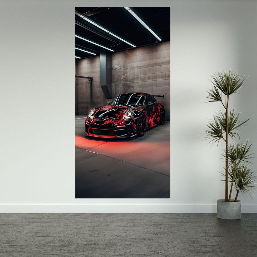 Car Canvas Wall Painting For Bedroom And Drawing Room Decor 