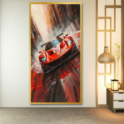 Car Canvas Wall Painting For Bedroom And Living Room Decor