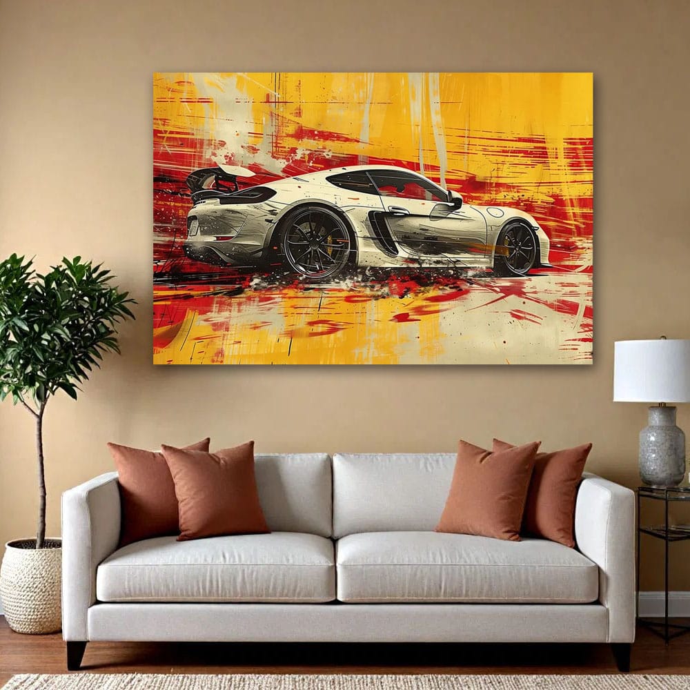 Car Canvas Wall Art For Living Room And Hotel Room Decoration
