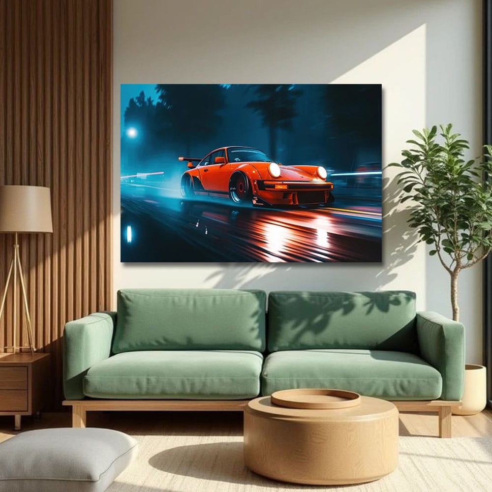 Car Canvas Wall Art For Bedroom And Drawing Room Decoration