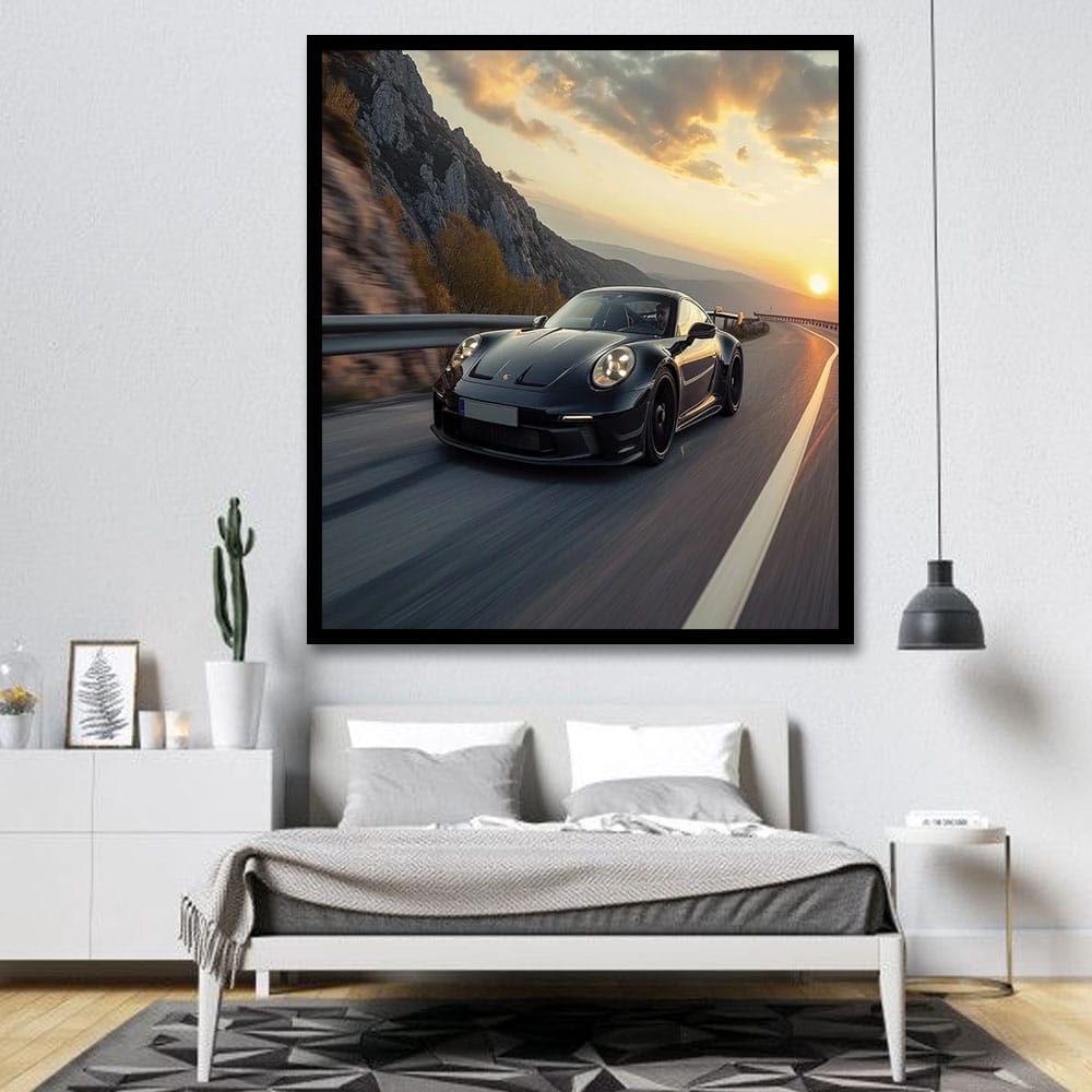 Car Canvas Wall Art For Bedroom And Living Room Decor