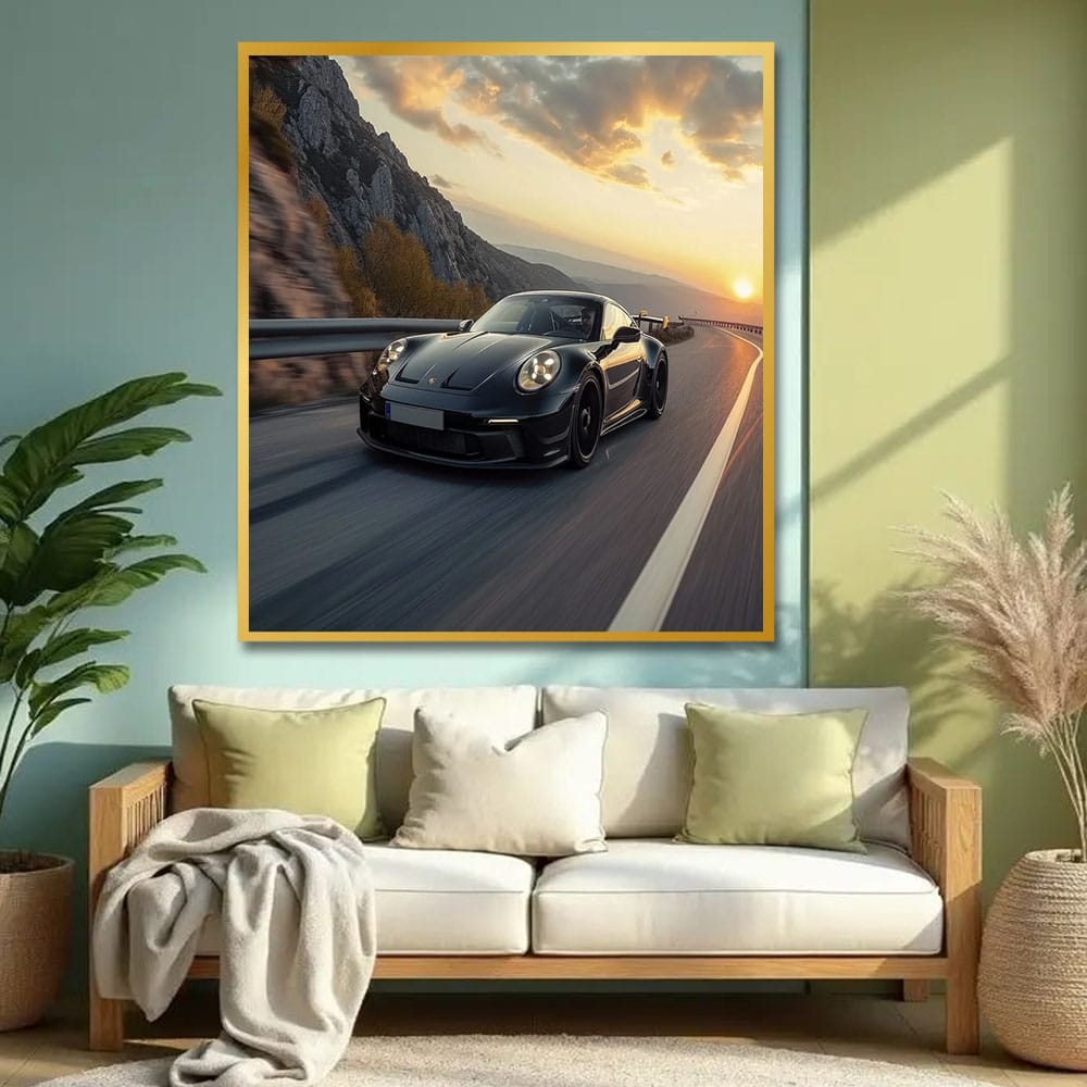 Car Canvas Wall Art For Bedroom And Living Room Decor