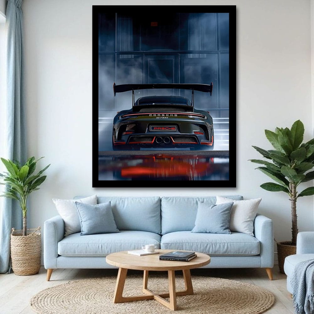 Car Canvas Wall Painting For Bedroom And Living Room Decoration