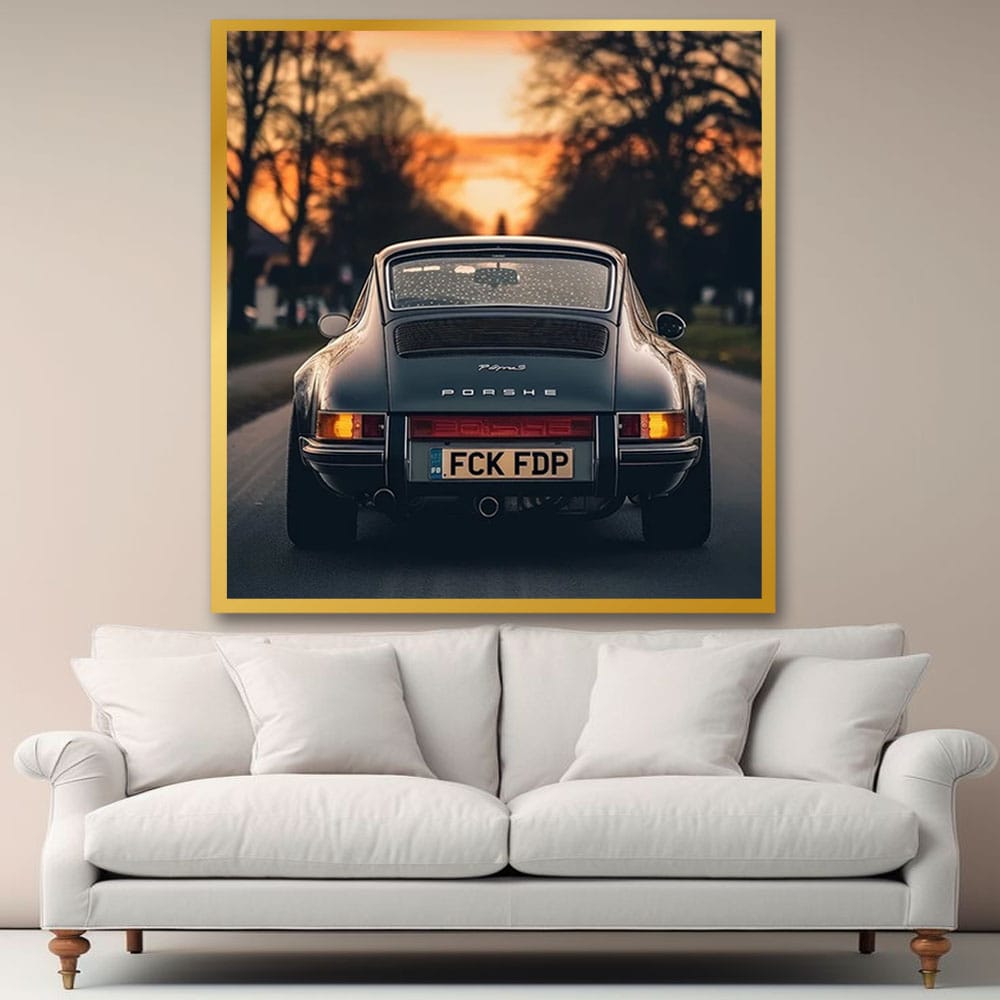Car Canvas Wall Painting For Bedroom And Living Room Decor