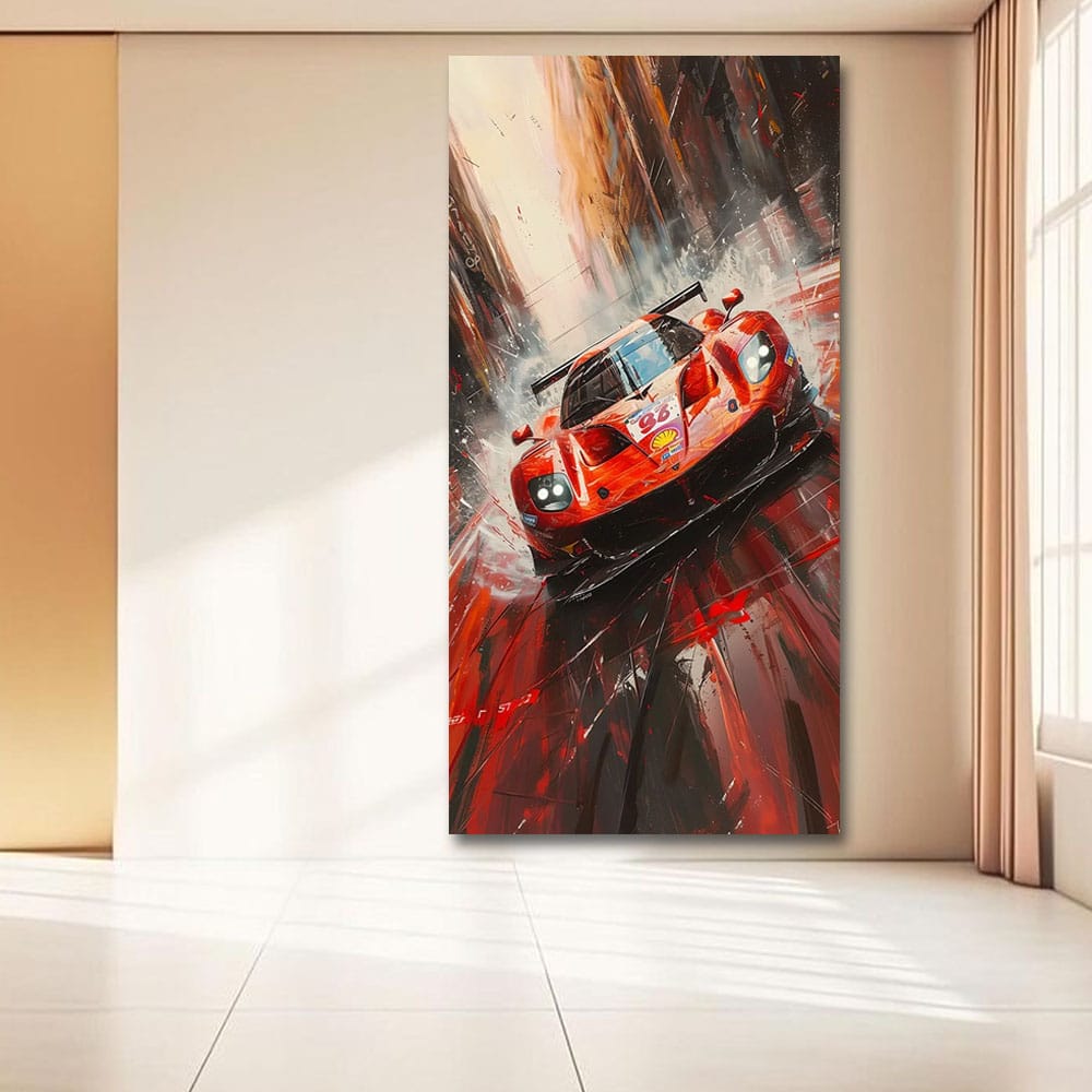 Car Canvas Wall Painting For Bedroom And Living Room Decor