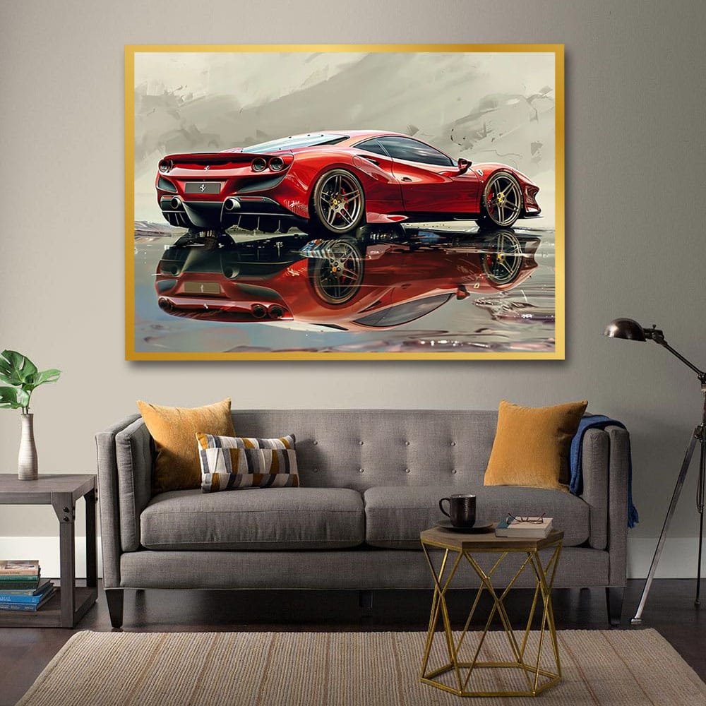 Car Canvas Wall Art For Living Room And Hotel Room Decor 