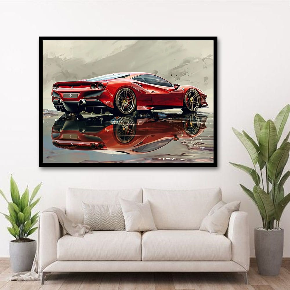Car Canvas Wall Art For Living Room And Hotel Room Decor 