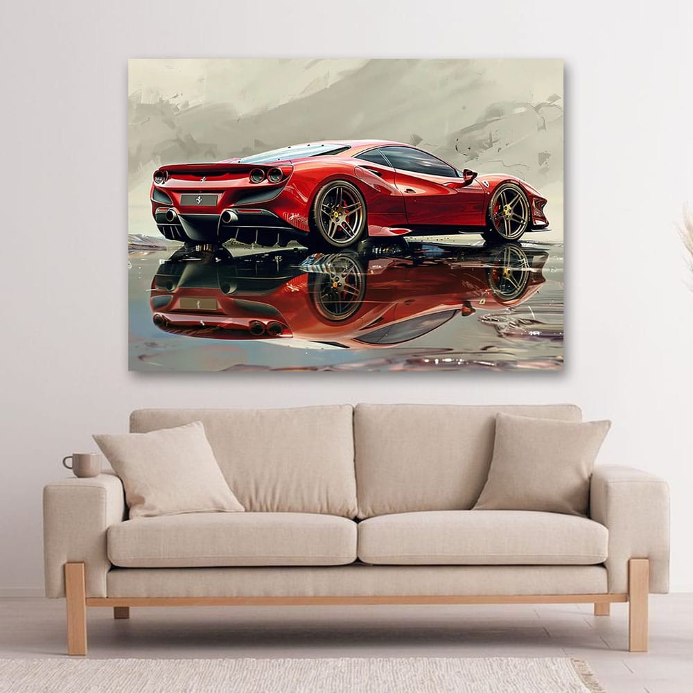 Car Canvas Wall Art For Living Room And Hotel Room Decor 