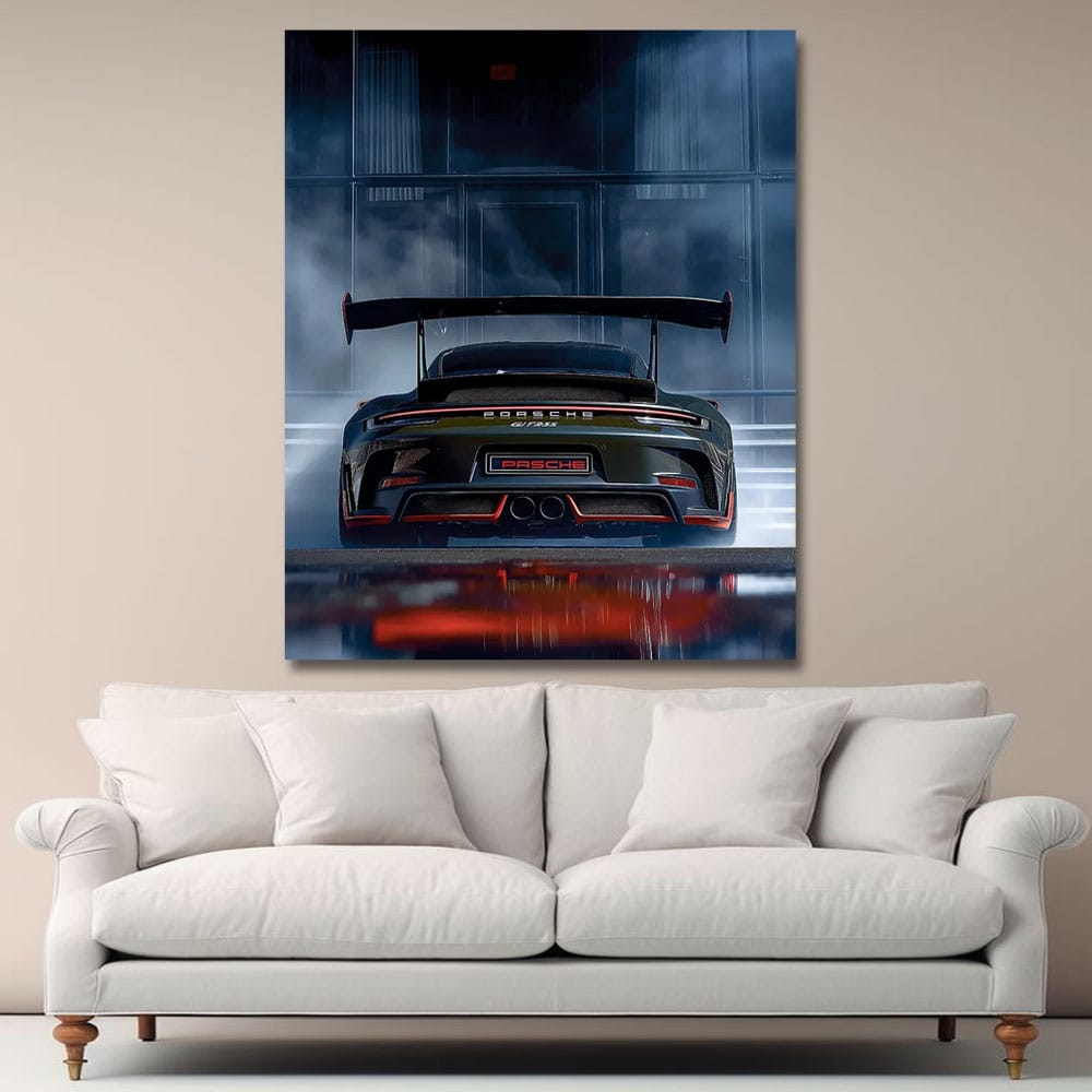 Car Canvas Wall Painting For Bedroom And Living Room Decoration
