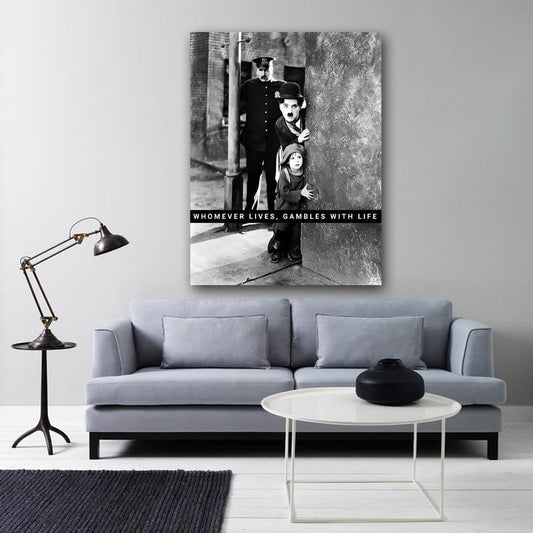 Charlie Chaplin Canvas Wall Art