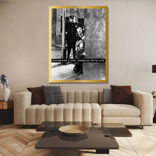 Charlie Chaplin Canvas Wall Art