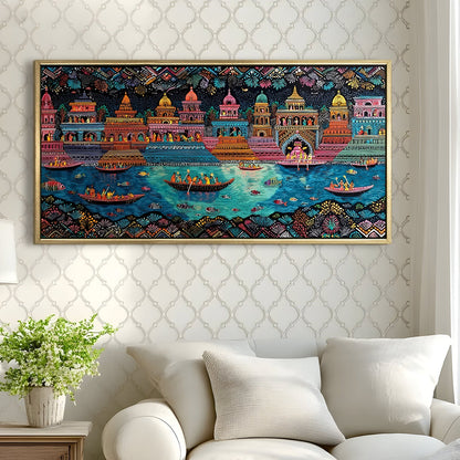 Banaras Ghats Painting