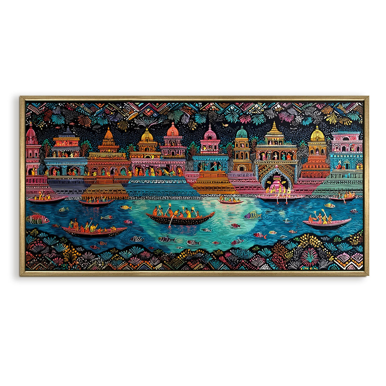 Banaras Ghats Painting