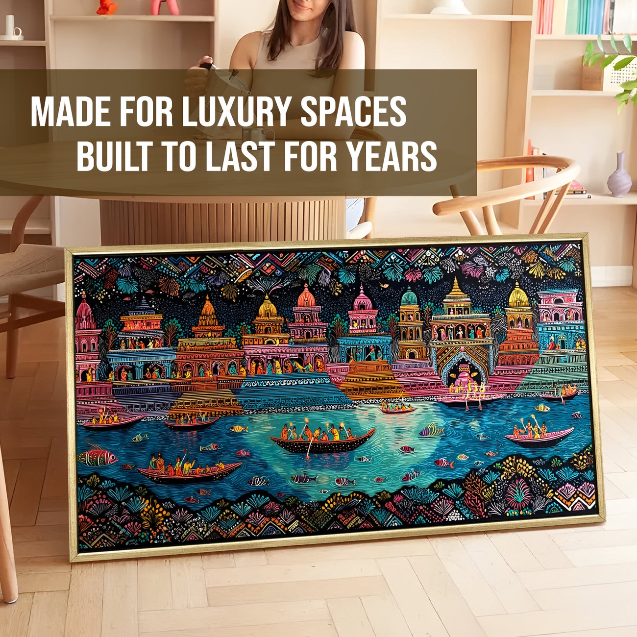 Banaras Ghats Painting