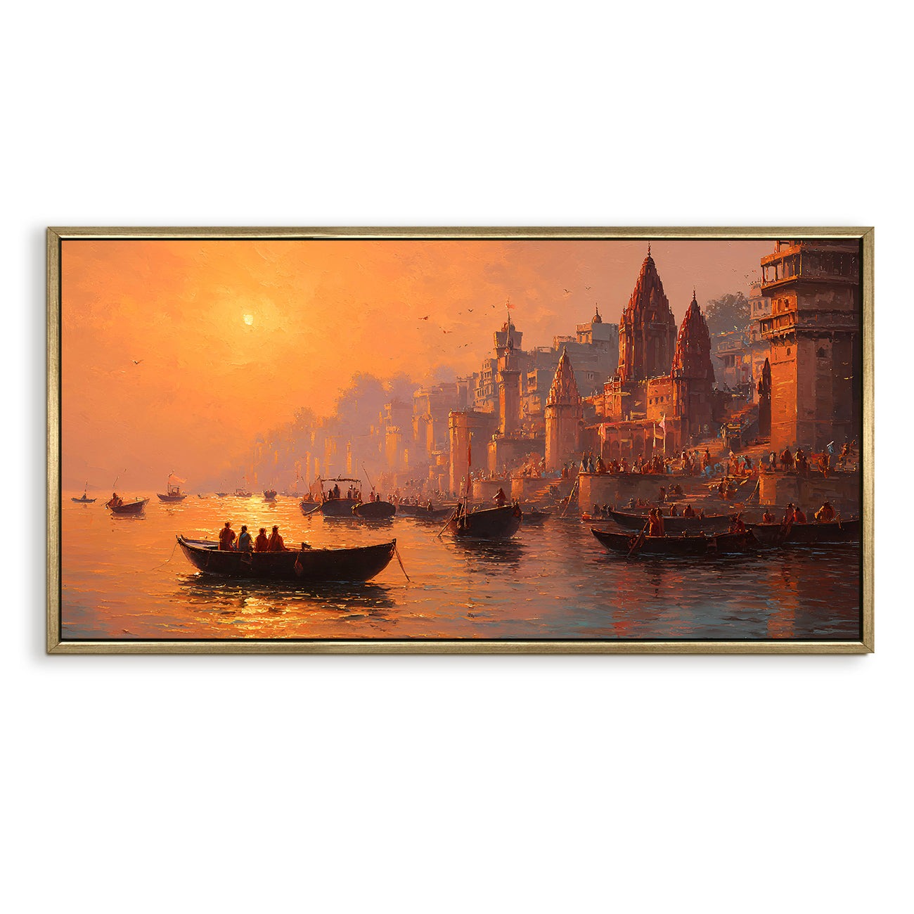 Banaras Ghats Painting