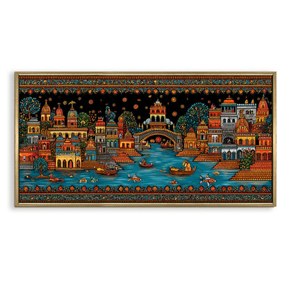  Banaras Ghats Painting 