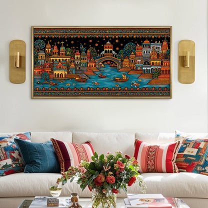  Banaras Ghats Painting 