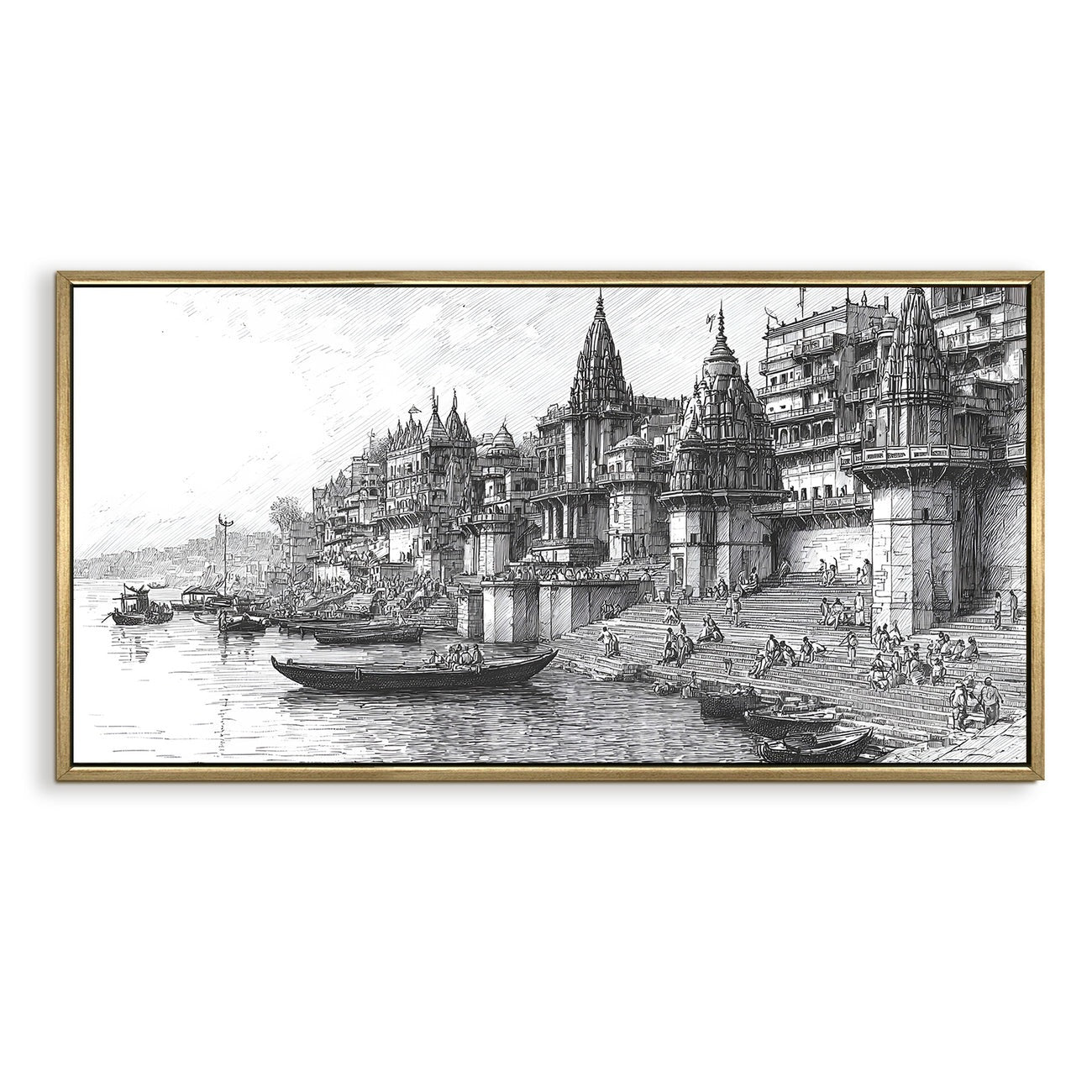  Banaras Ghats Painting 