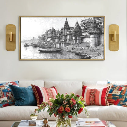  Banaras Ghats Painting 