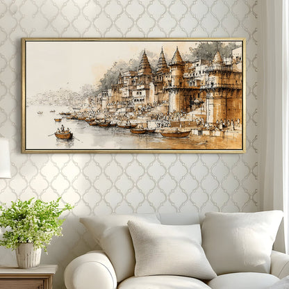 Banaras Ghats Painting