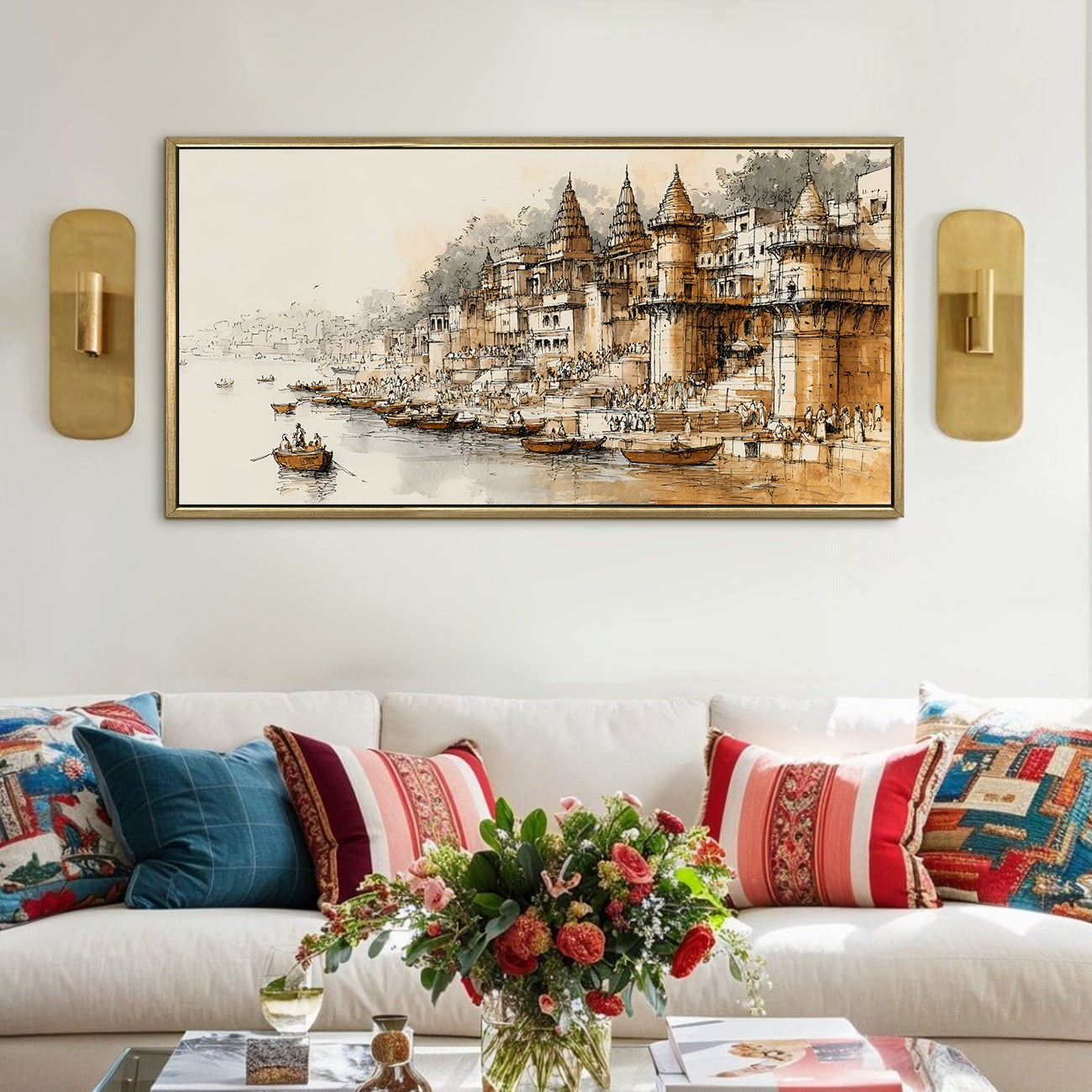 Banaras Ghats Painting