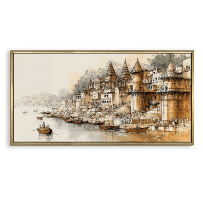 Banaras Ghats Painting