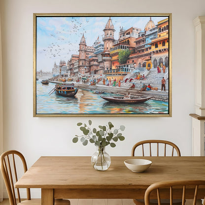 Banaras Ghats Painting