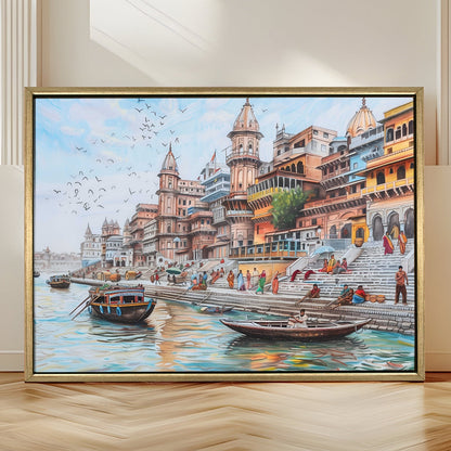 Banaras Ghats Painting