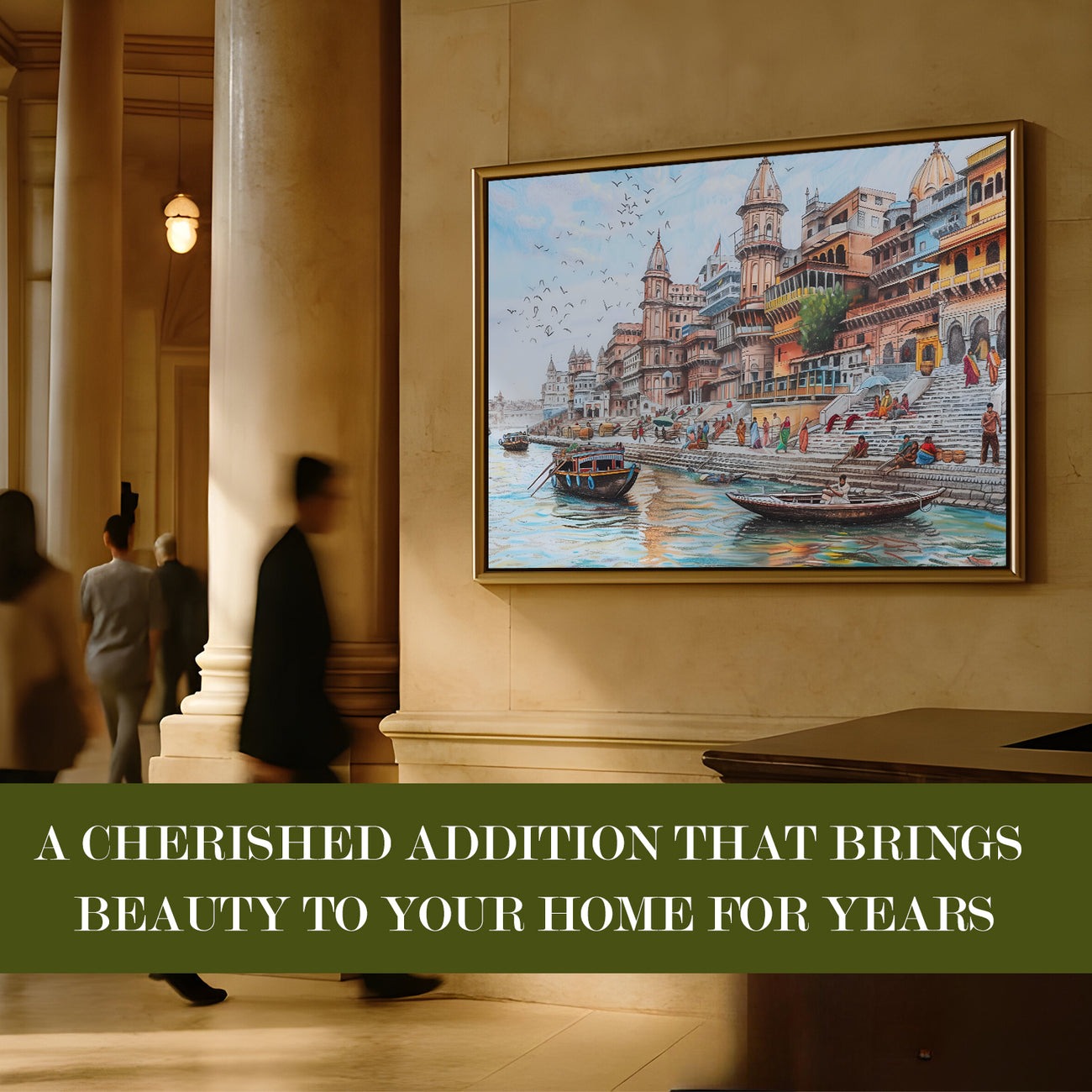 Banaras Ghats Painting