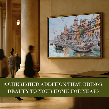 Banaras Ghats Painting
