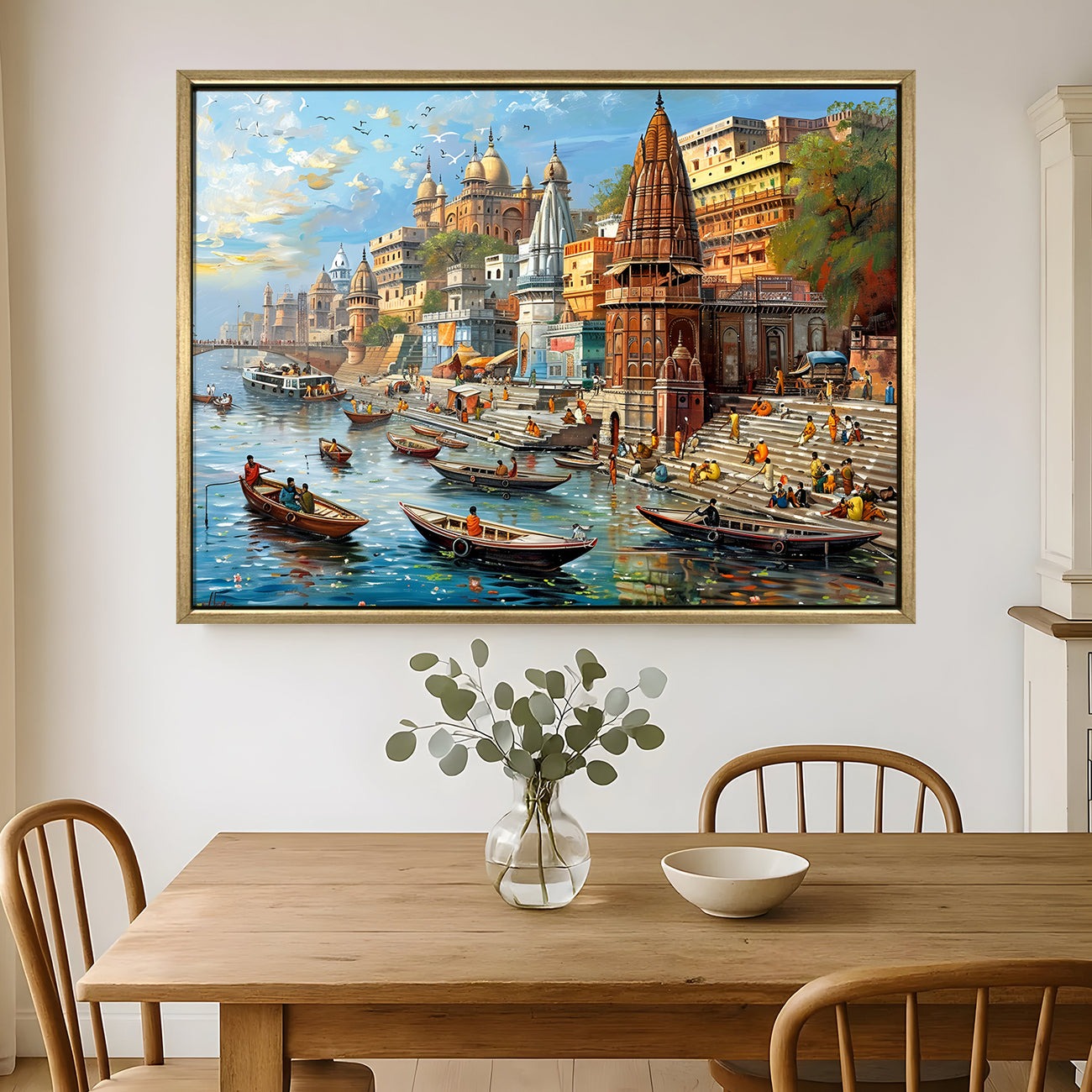 Banaras Ghats Painting