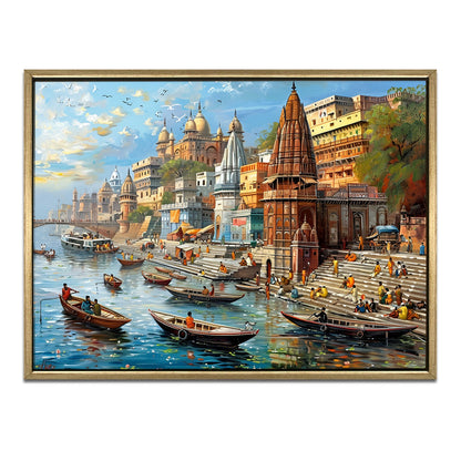 Banaras Ghats Painting