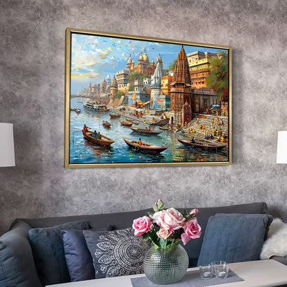Banaras Ghats Painting