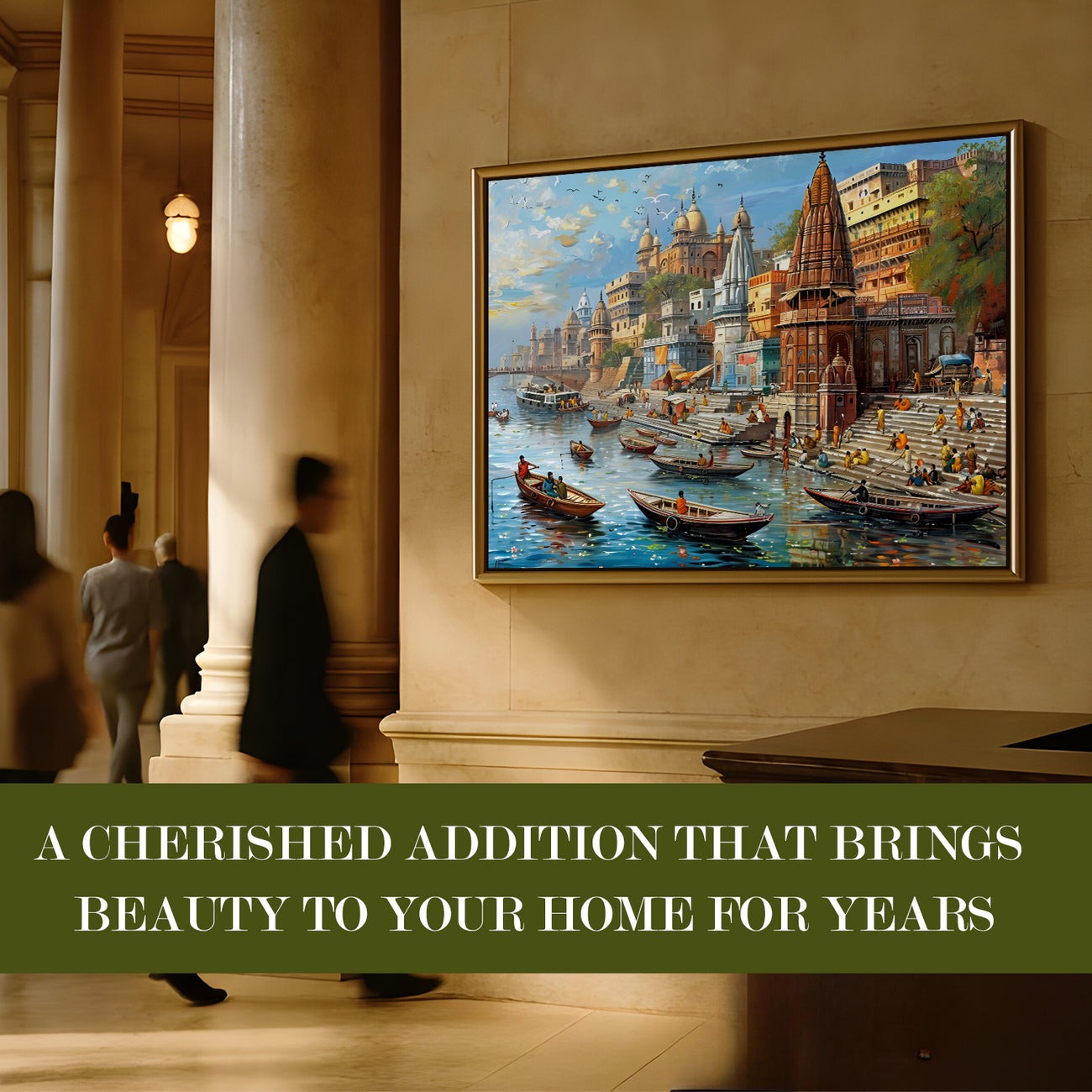 Banaras Ghats Painting