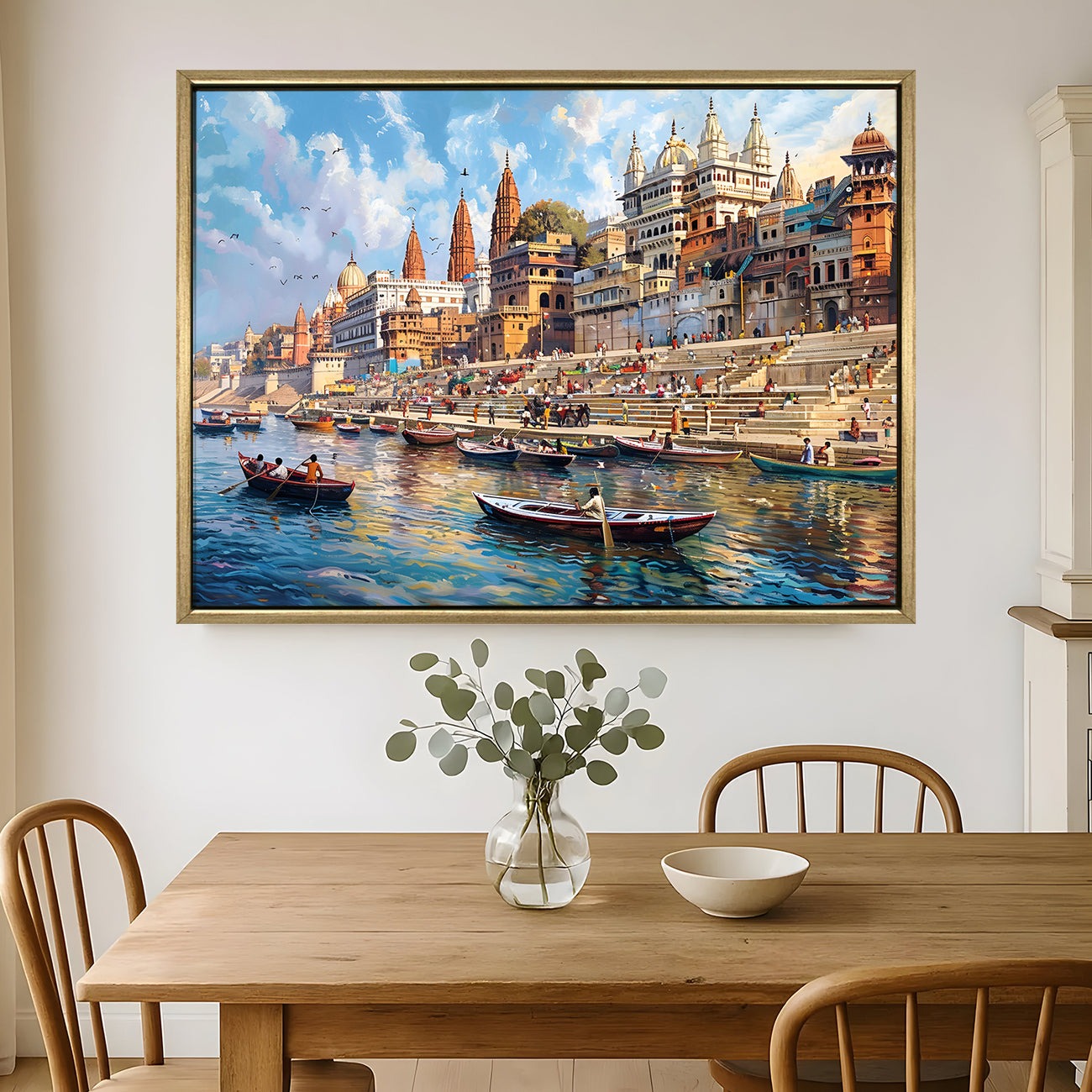 Banaras Ghats Painting