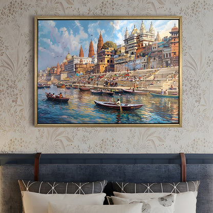 Banaras Ghats Painting