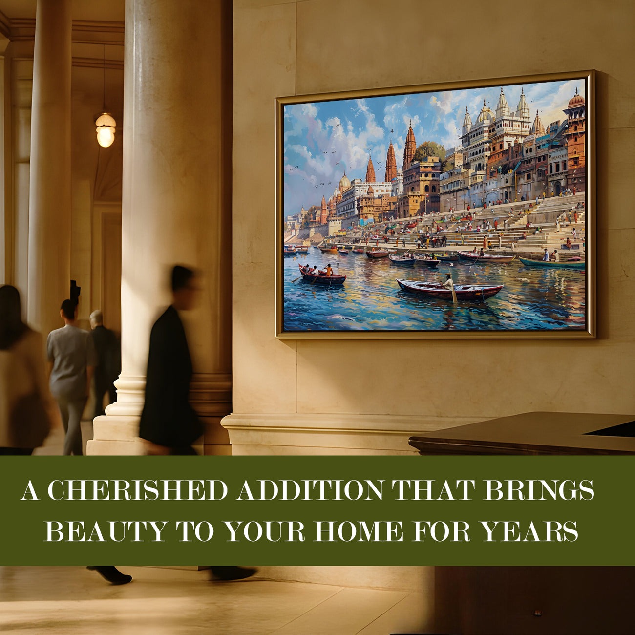 Banaras Ghats Painting