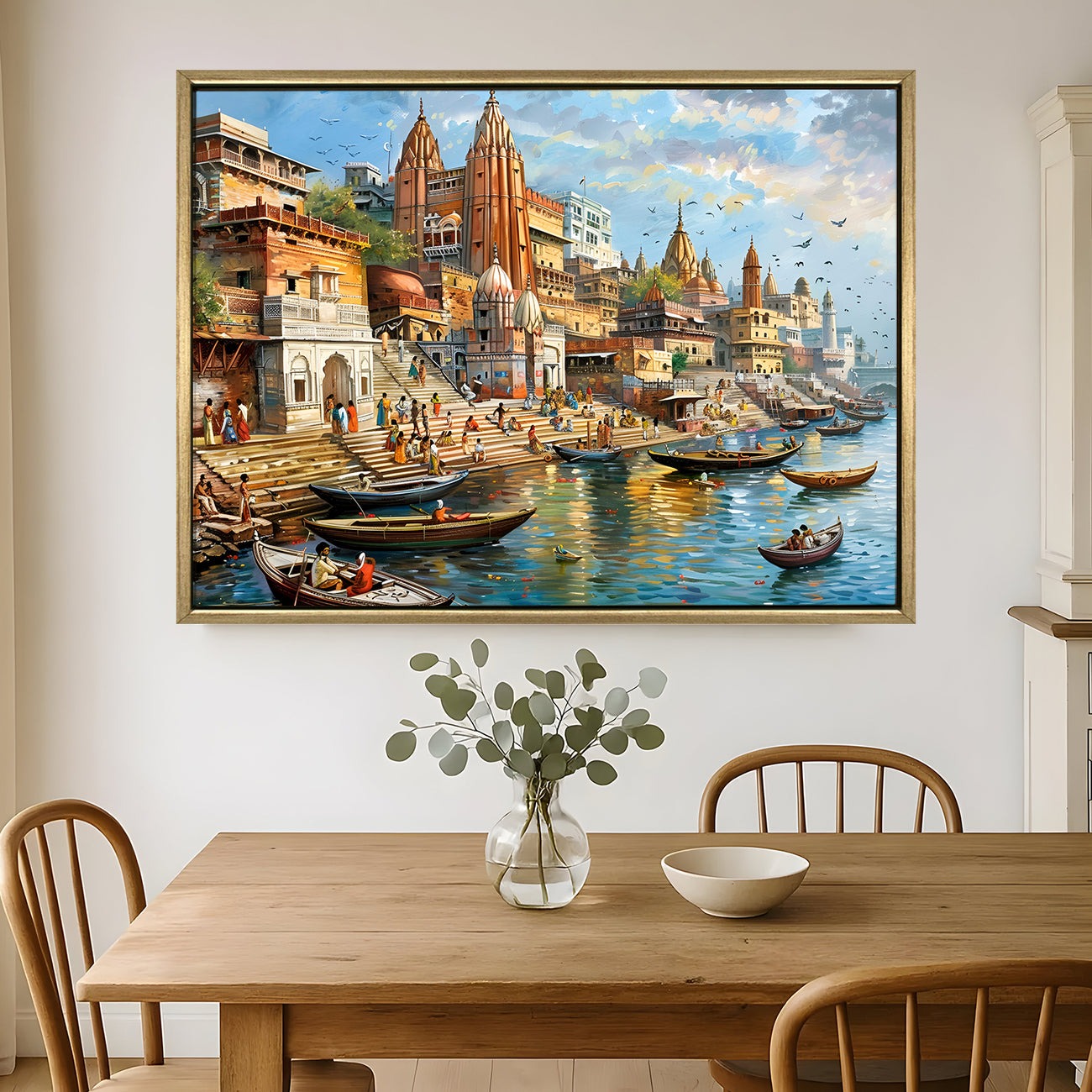 Banaras Ghats Painting