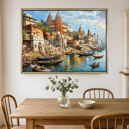 Banaras Ghats Painting