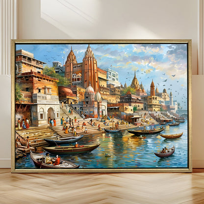 Banaras Ghats Painting