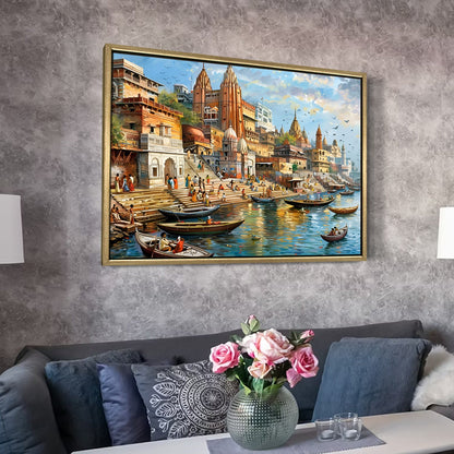 Banaras Ghats Painting